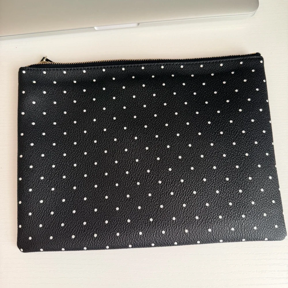 Kate Spade Polka Dot Leather Clutch